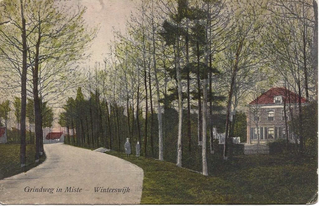 Winterswijk (Gld.) Grindweg in Miste, Volk, Ophalen of Verzenden, Voor 1920, Ongelopen, Gelderland