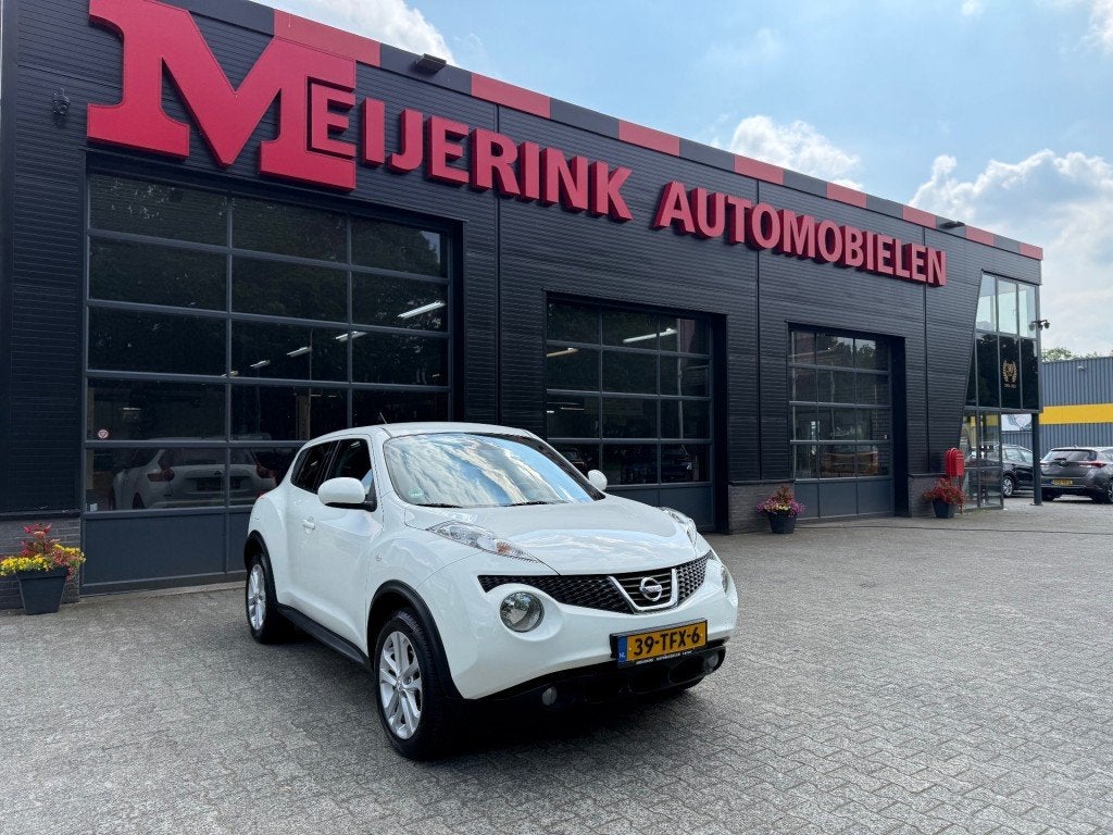 Nissan JUKE 1.6 ACENTA ECO bj.2012 ECC TREKHAAK, Euro 5, 4 cilinders, Origineel Nederlands, Bedrijf