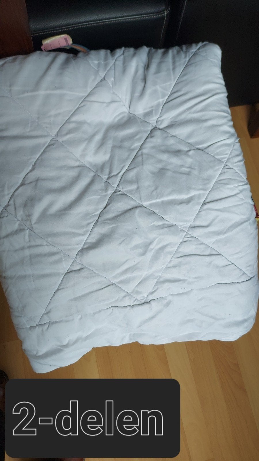 Dekbed 2-persoons 240x220 4-seizoen 2-delig, Huis en Inrichting, Ophalen, Gebruikt, Wit, Tweepersoons