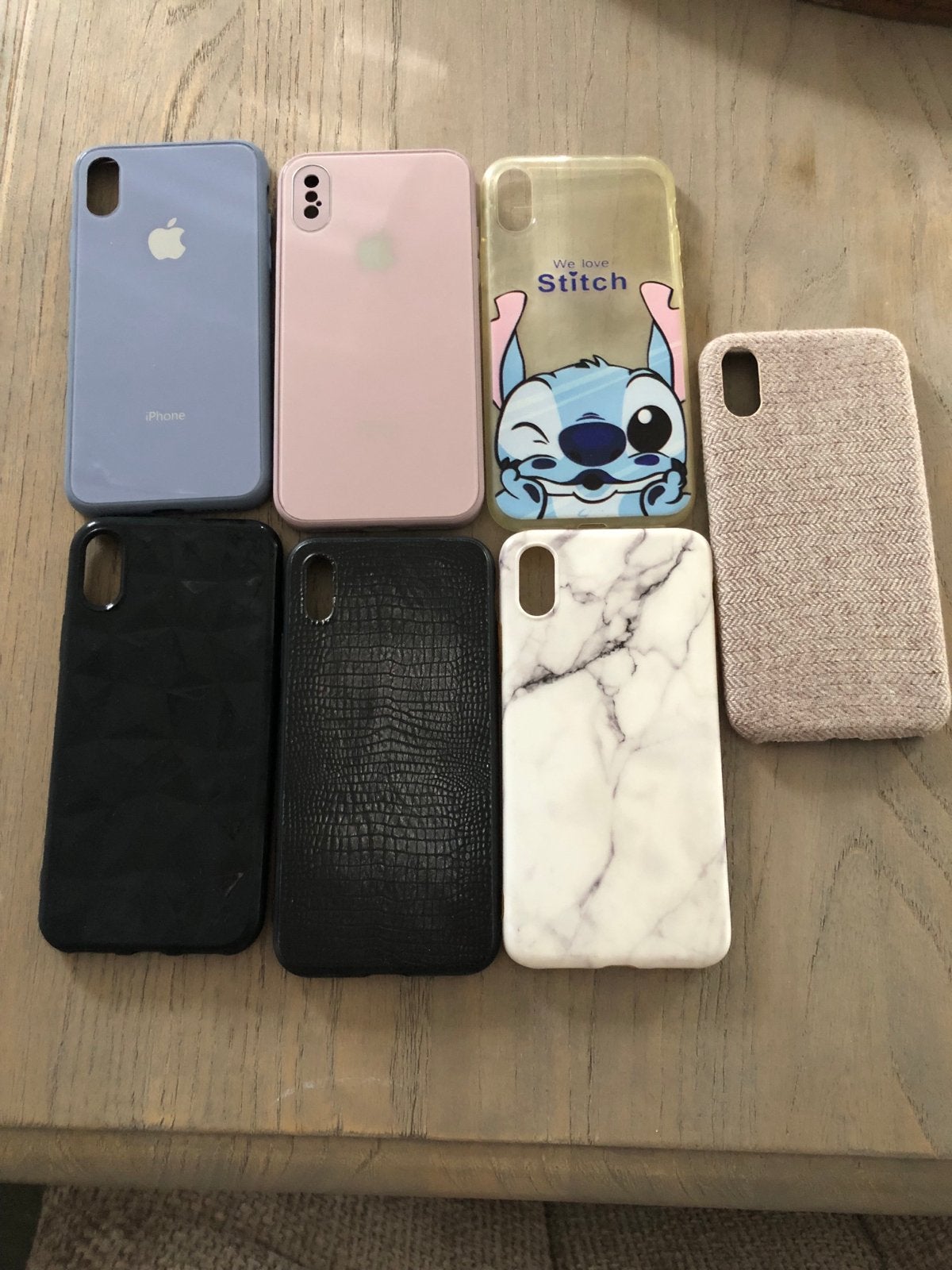 Diverse iPhone hoesjes (XS, X, 11 Pro Max), Kunststof, Gebruikt, Overige merken, Hoesje of Tasje