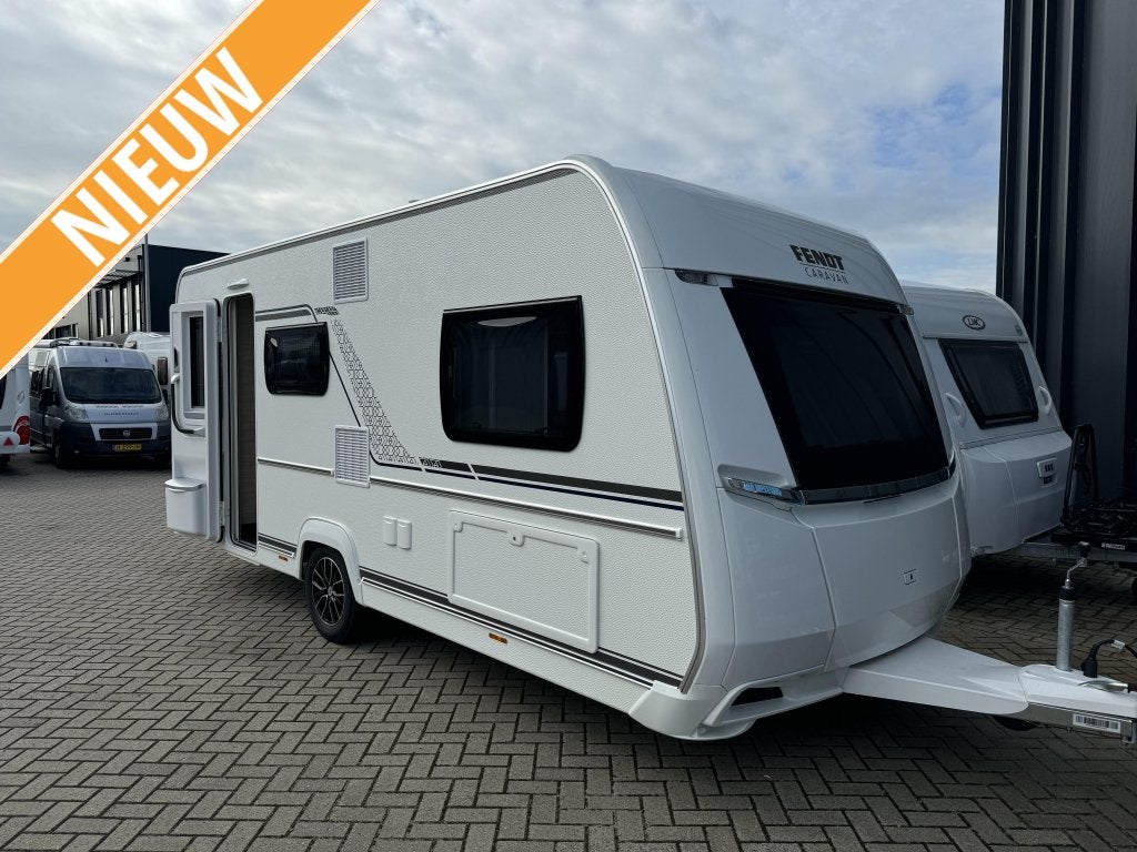 Fendt Apero 495 SKM Inclusief opties, Caravans en Kamperen, Caravans, Standaardzit, Dwarsbed, Bedrijf, Schokbreker