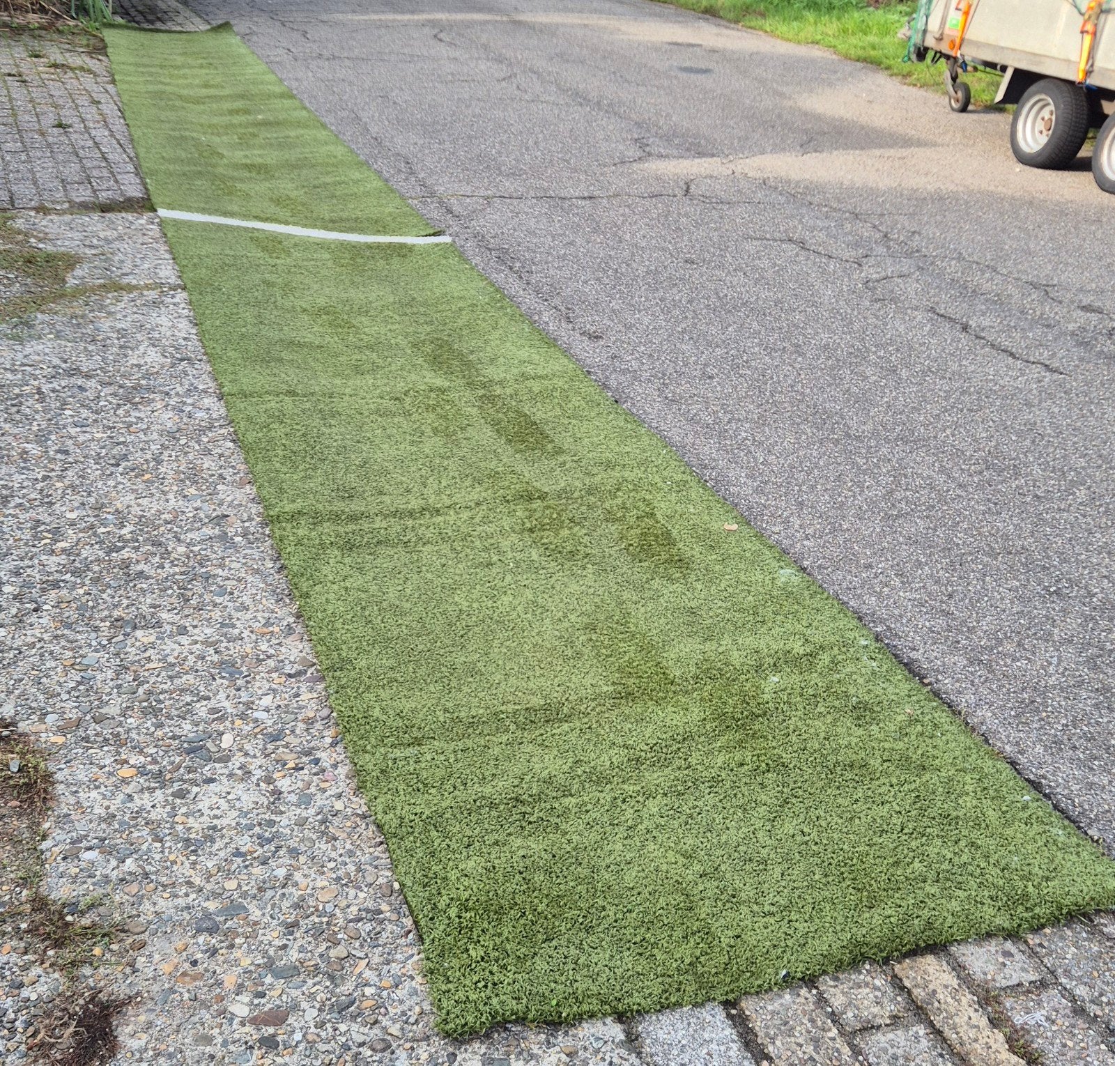 Sprinttrack Hyrox / Crossfit 1x10m - Makkelijk oprolbaar, Sport en Fitness, Ophalen of Verzenden, Gebruikt, Benen, Overige typen