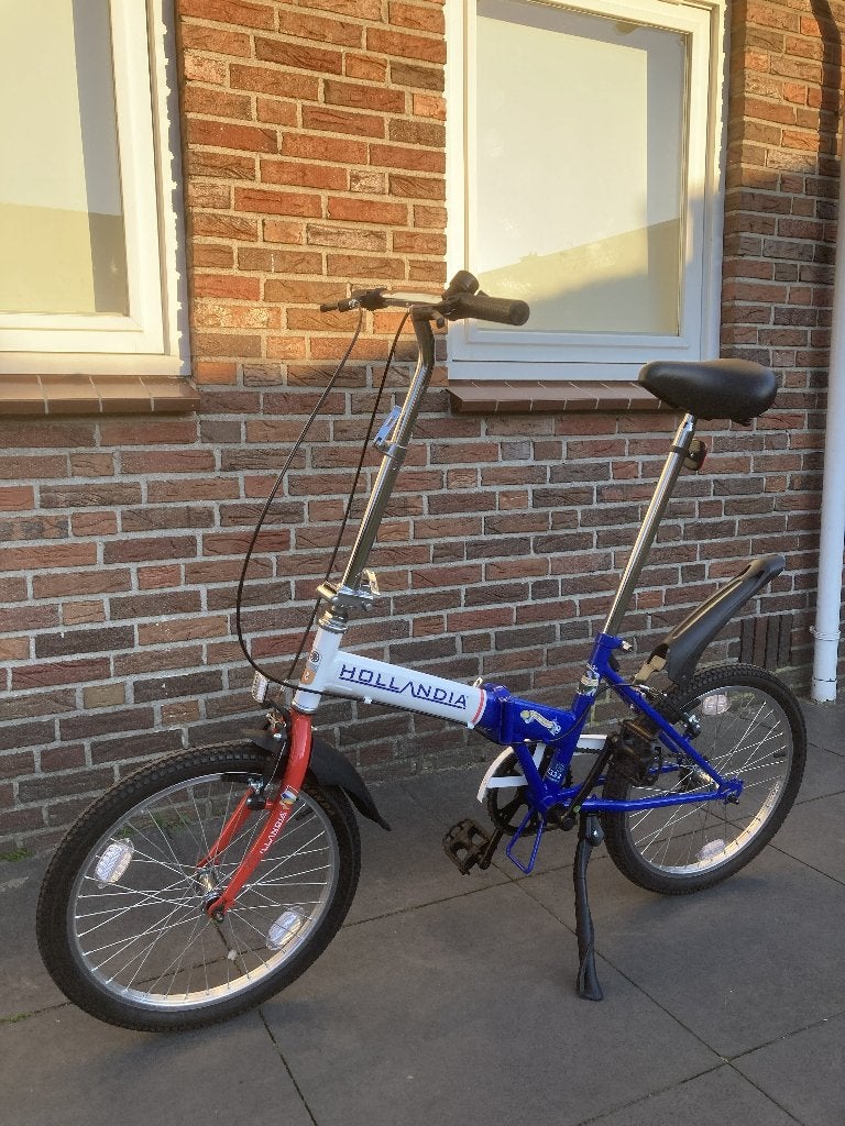 Vouwfiets Hollandia, 20 inch of meer, Velgrem, Zo goed als nieuw, Totaal opvouwbaar