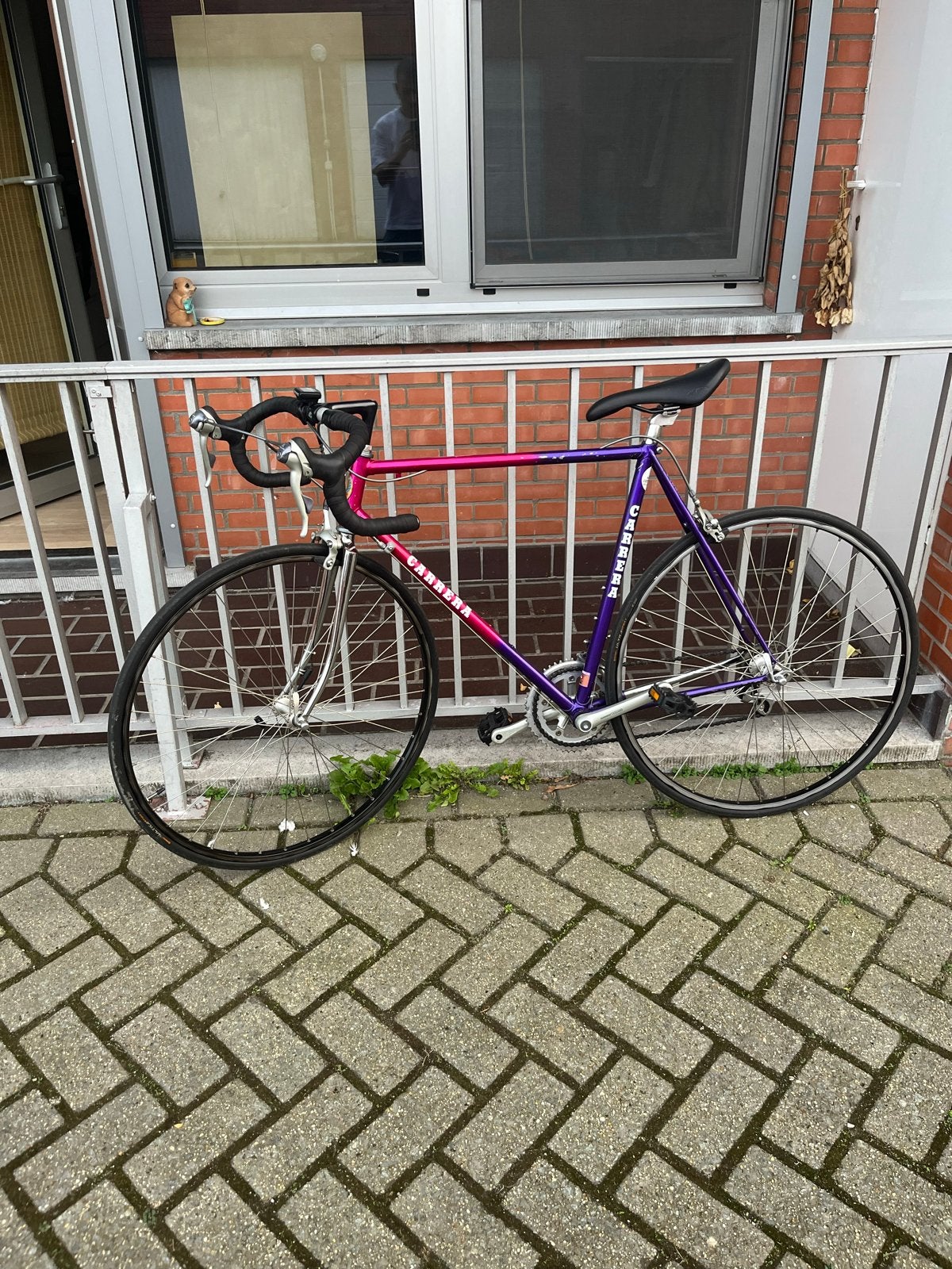 Carrera vintage racefiets jaren 90 roze/paars, Overige merken, 28 inch, Gebruikt, Staal