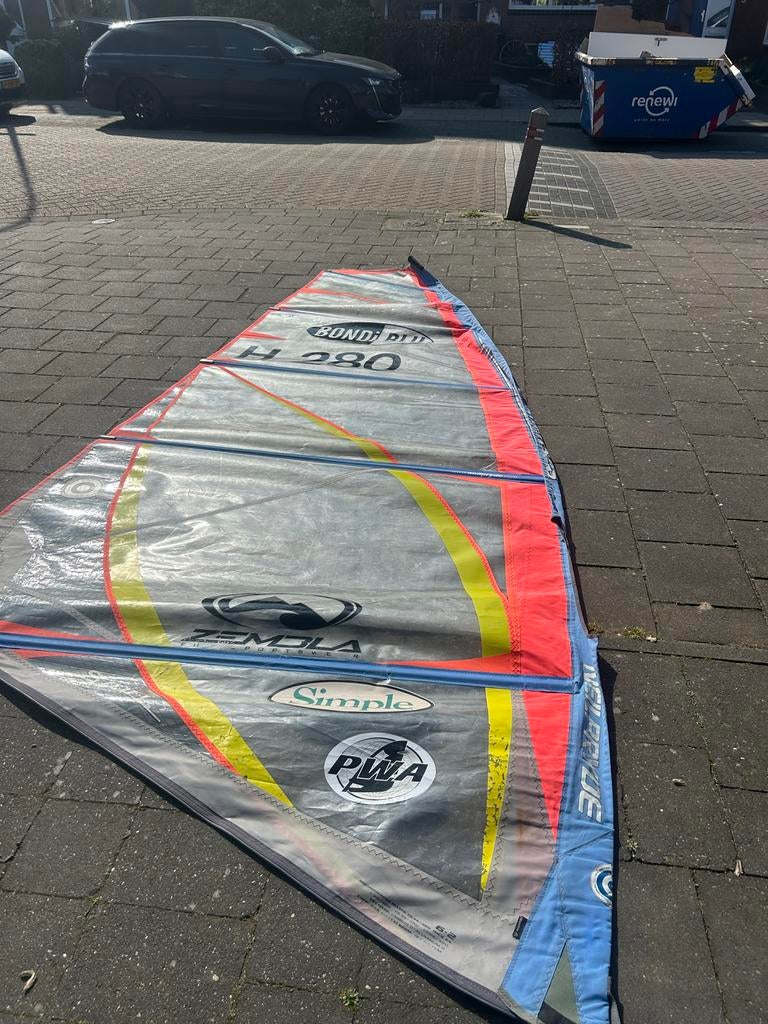 Windsurfzeil 6.2 m² NeilPryde, Watersport en Boten, Windsurfen, Ophalen, Gebruikt, Zeil