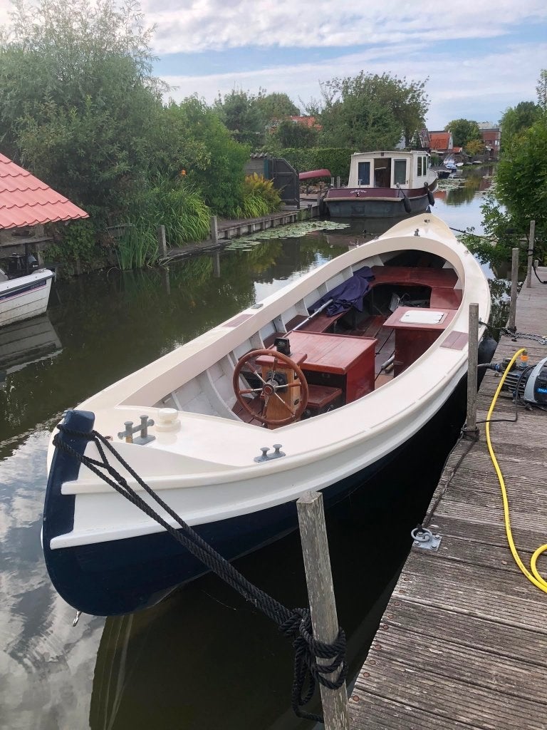 Eikenhouten reddingsloep, Afdekzeil, Binnenboordmotor, NH watersport, Ophalen of Verzenden