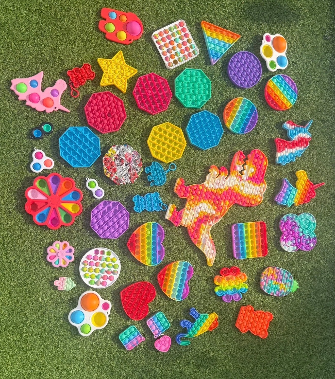 Grote collectie van 43 Pop-its Fidget Toys, Ophalen of Verzenden, Gebruikt, Jongen of Meisje