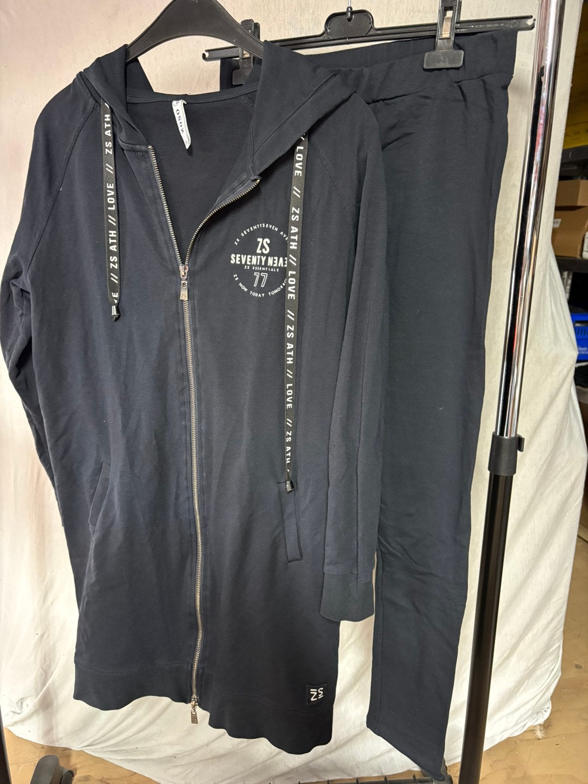 ZOSO Set maat S: lang vest + legging, Ophalen of Verzenden, Zo goed als nieuw, Blauw