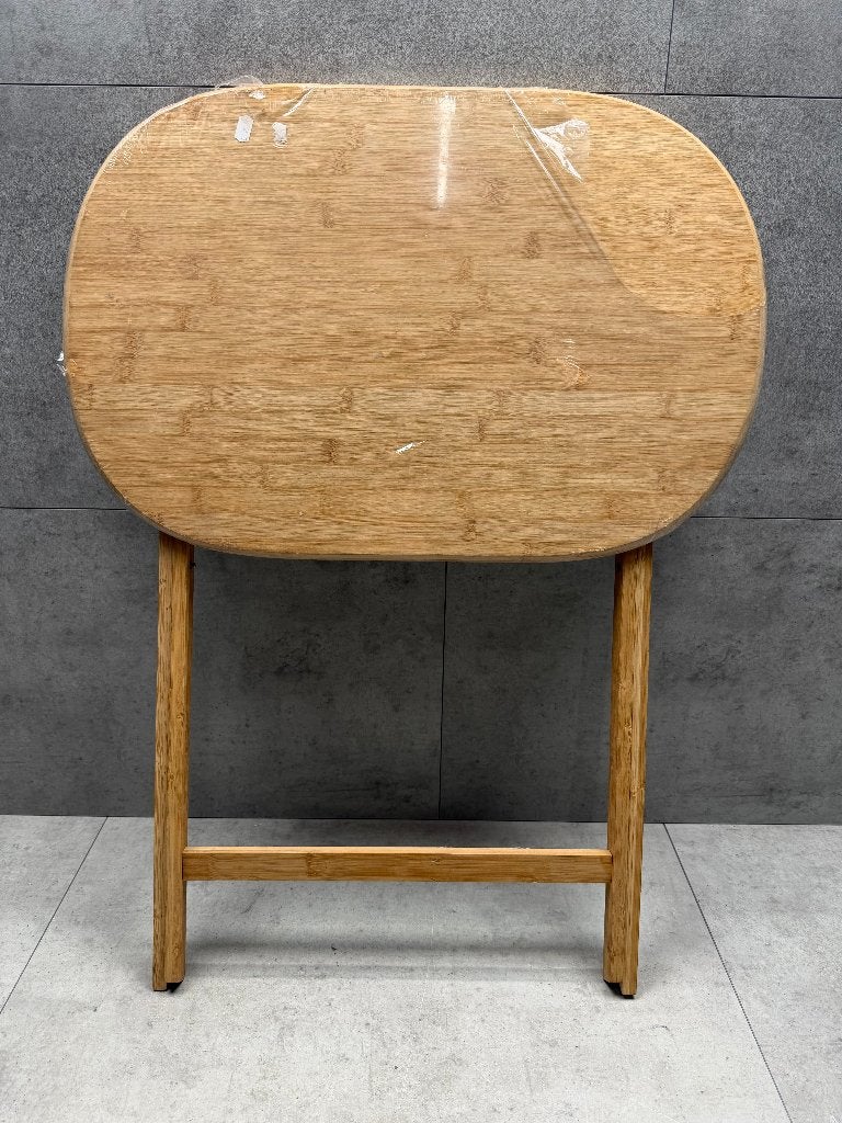 Bamboe bijzettafel - inklapbaar - NIEUW - 11197, Ophalen of Verzenden, Nieuw