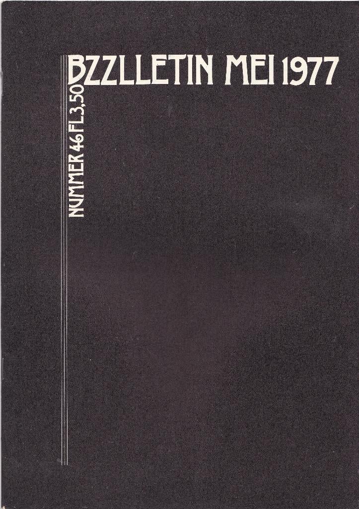 BZZLLETIN 46 – S. Carmiggelt/toneel – mei 1977, Verzenden, Nieuw, Overige typen