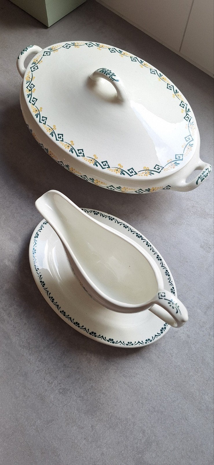 Villeroy & Boch Wallerfangen antiek servies – Sauskom & Terr, Ophalen