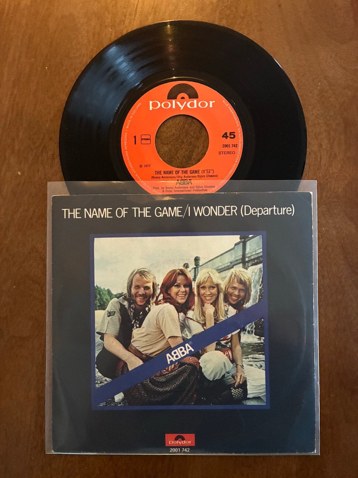 ABBA - The name of the game, Ophalen of Verzenden, 7 inch