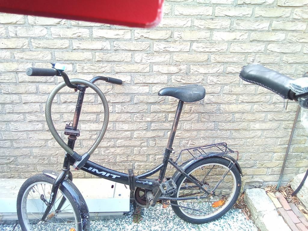 Vouw fiets, Fietsen en Brommers, Fietsen | Vouwfietsen, Gebruikt, 16 tot 18 inch, Dames, Deels opvouwbaar