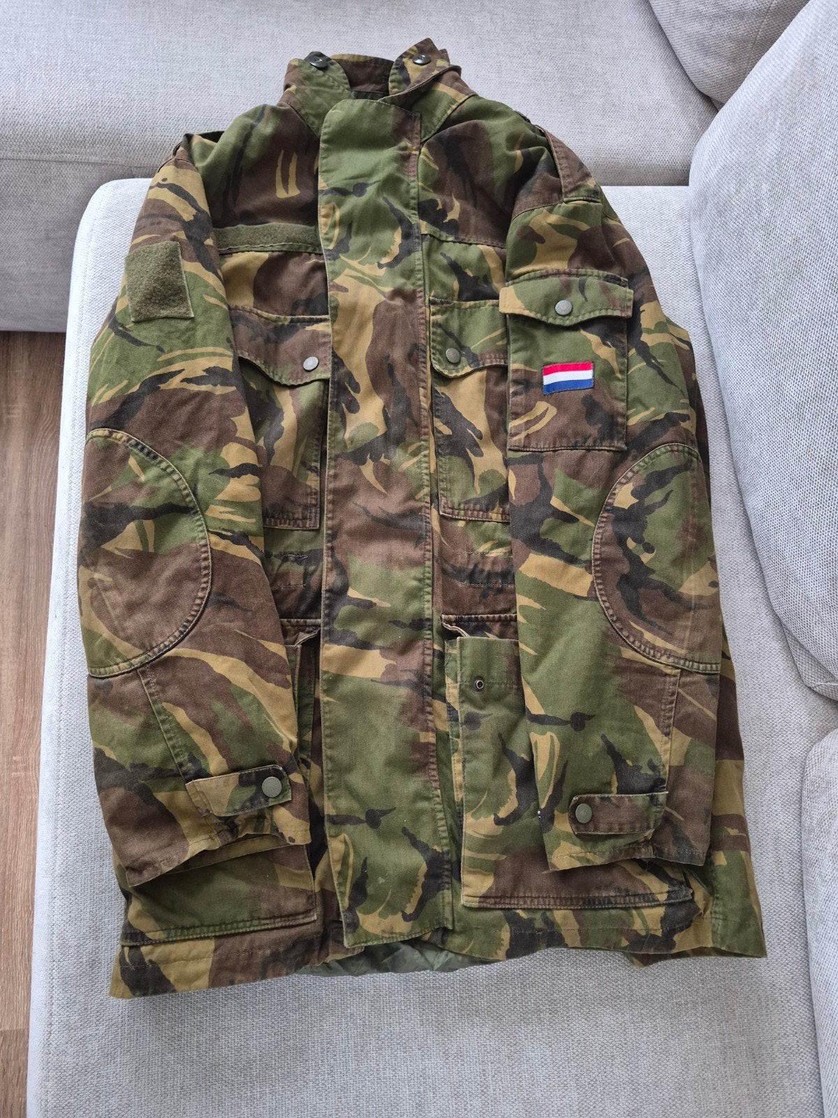 KL Woodland Parka mt 6080/9500, Ophalen of Verzenden, Landmacht, Nederland, Kleding of Schoenen