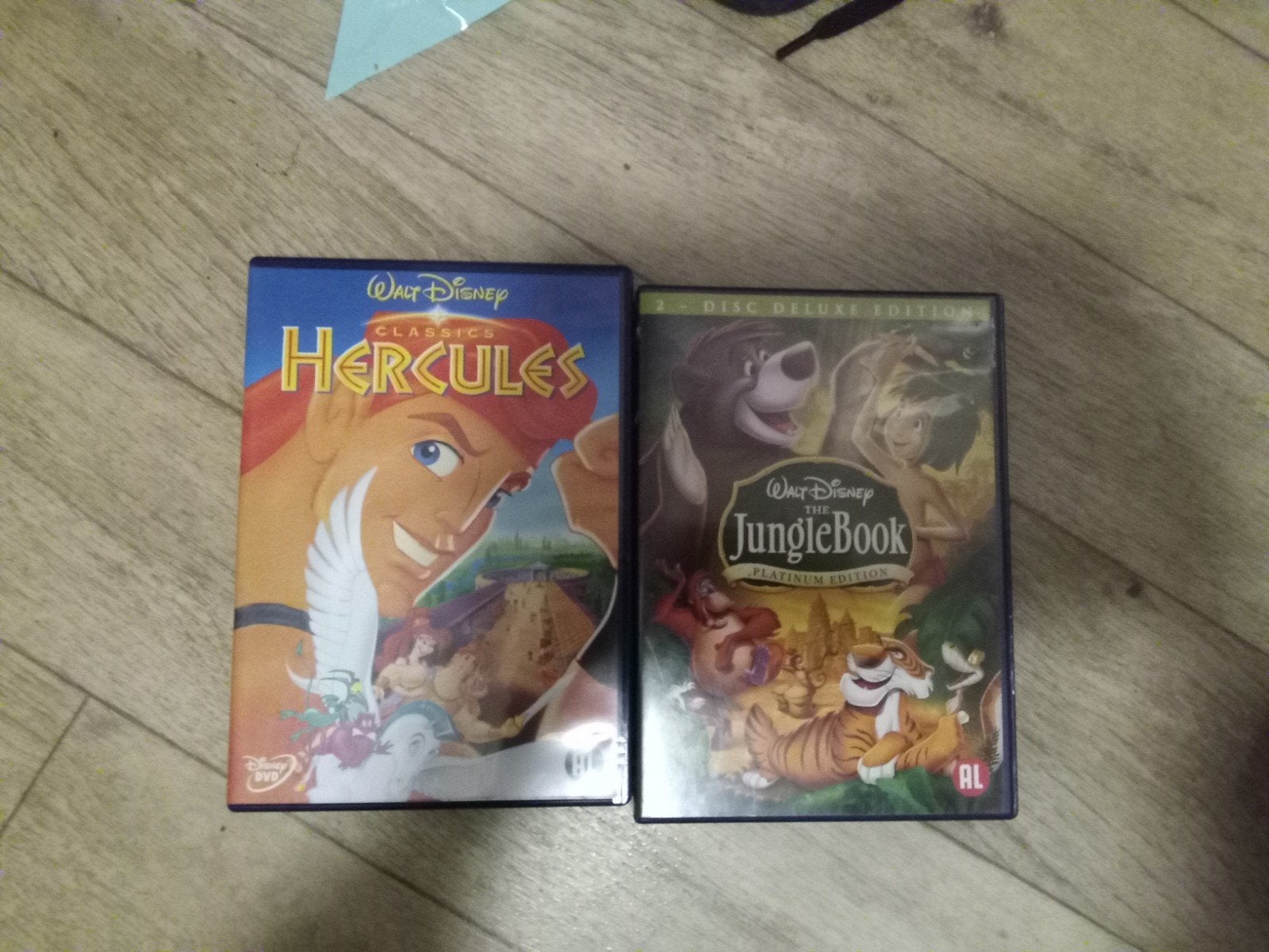 2 dvd's van Disney Hercules en de jungle boek AL, Alle leeftijden, Nederlands, Overige typen, Overige soorten