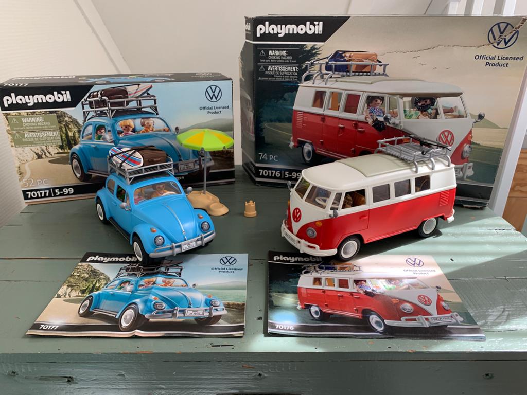Playmobil Volkswagen Kever en T1 camperbus, Kinderen en Baby's, Speelgoed | Playmobil, Ophalen of Verzenden, Zo goed als nieuw