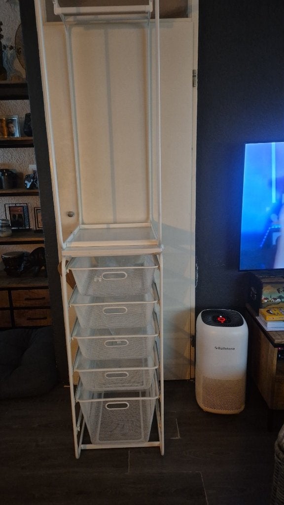 Ikea algot systeem kast met draadmanden, Ophalen, Overige materialen, Gebruikt, 50 tot 100 cm