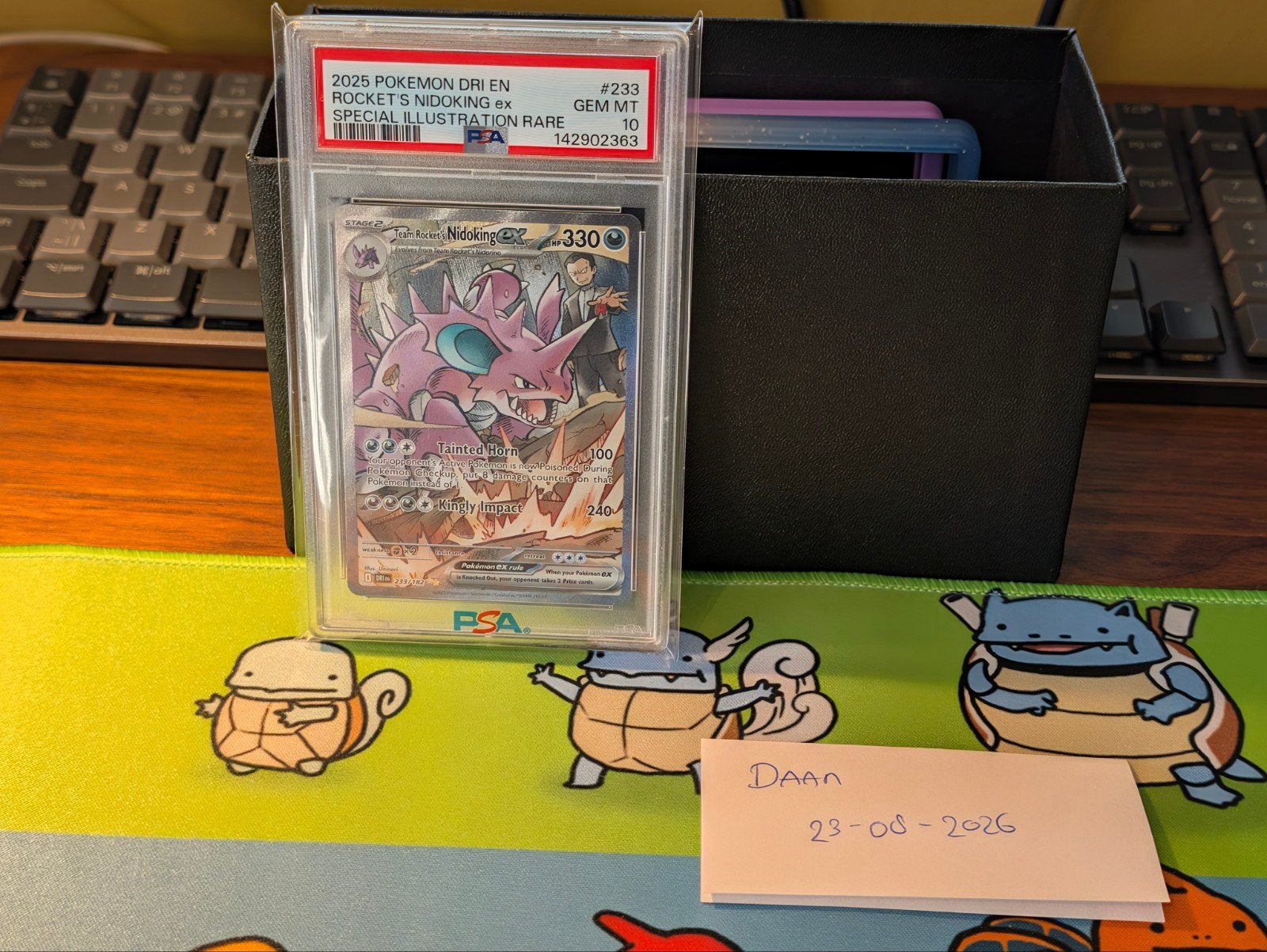 Pokemon PSA 10 Slabs Misty's Psyduck 193 Nidoking 233 & meer, Ophalen, Nieuw, Meerdere kaarten, Foil