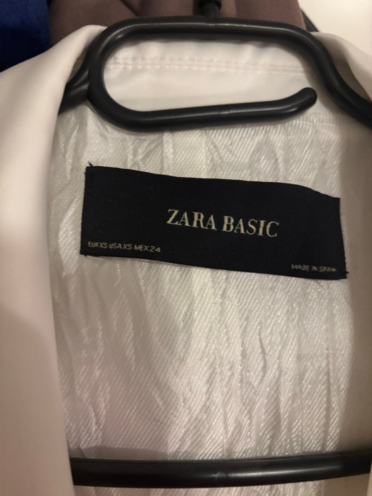 Nieuwe Zara Basic Blazer - Wit, Maat XS, Wit, Nieuw, Ophalen of Verzenden, Jasje