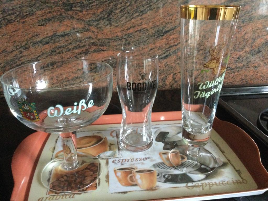 3 gave glazen uit de vorige eeuw.2 Wulferer op voet+1Bogdike, Ophalen of Verzenden, Nieuw, Glas of Glazen, Overige merken