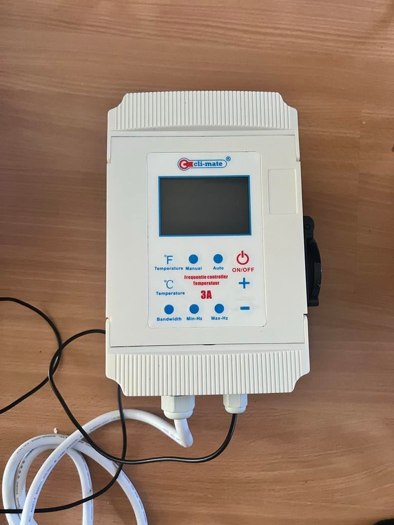 Cli-mate Frequentie Controller 3 Amp, Doe-het-zelf en Verbouw, Thermostaten, Nieuw, Ophalen