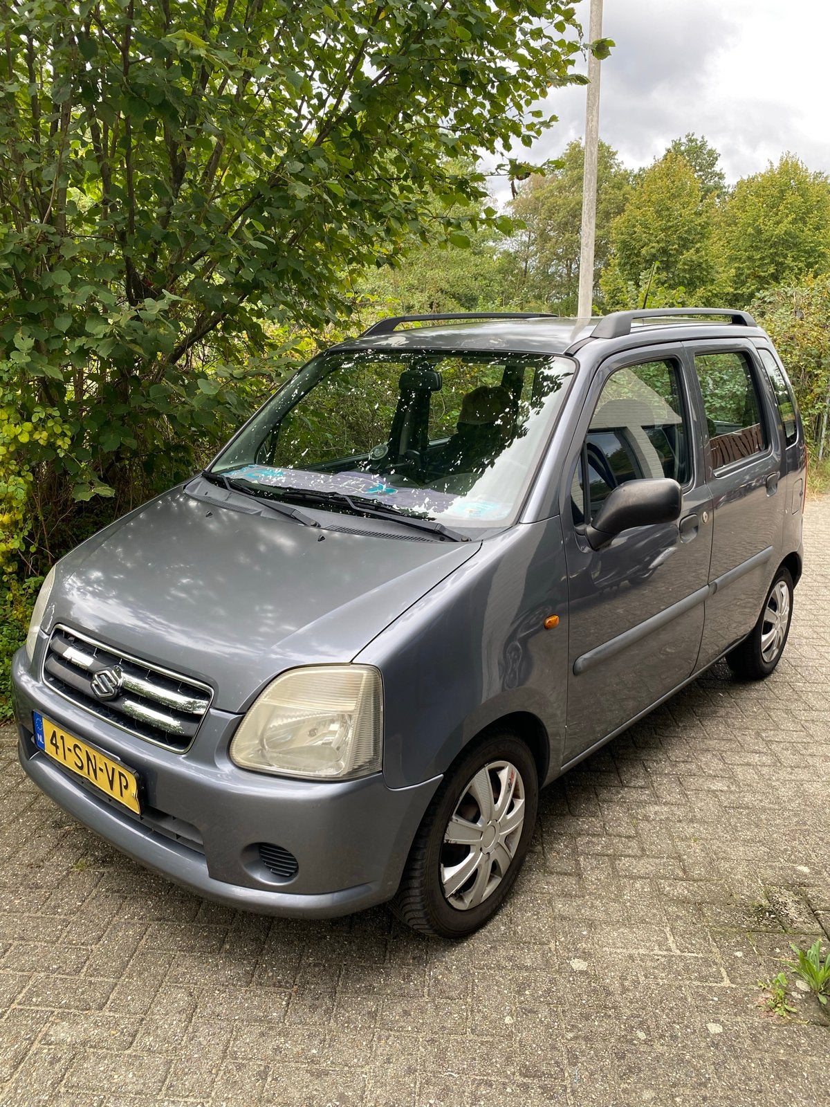 Suzuki Wagon R+ 1.2 2006 Grijs, Auto's, Voorwielaandrijving, 40 €/maand, 4 cilinders, Wagon R+