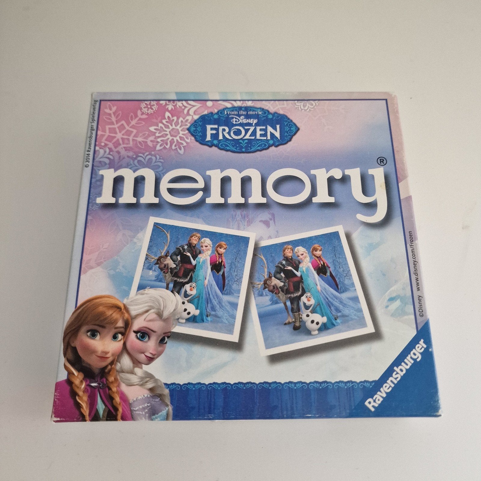 Disney Frozen Memory spel, Een of twee spelers, Ophalen of Verzenden, Zo goed als nieuw, Ravensburger