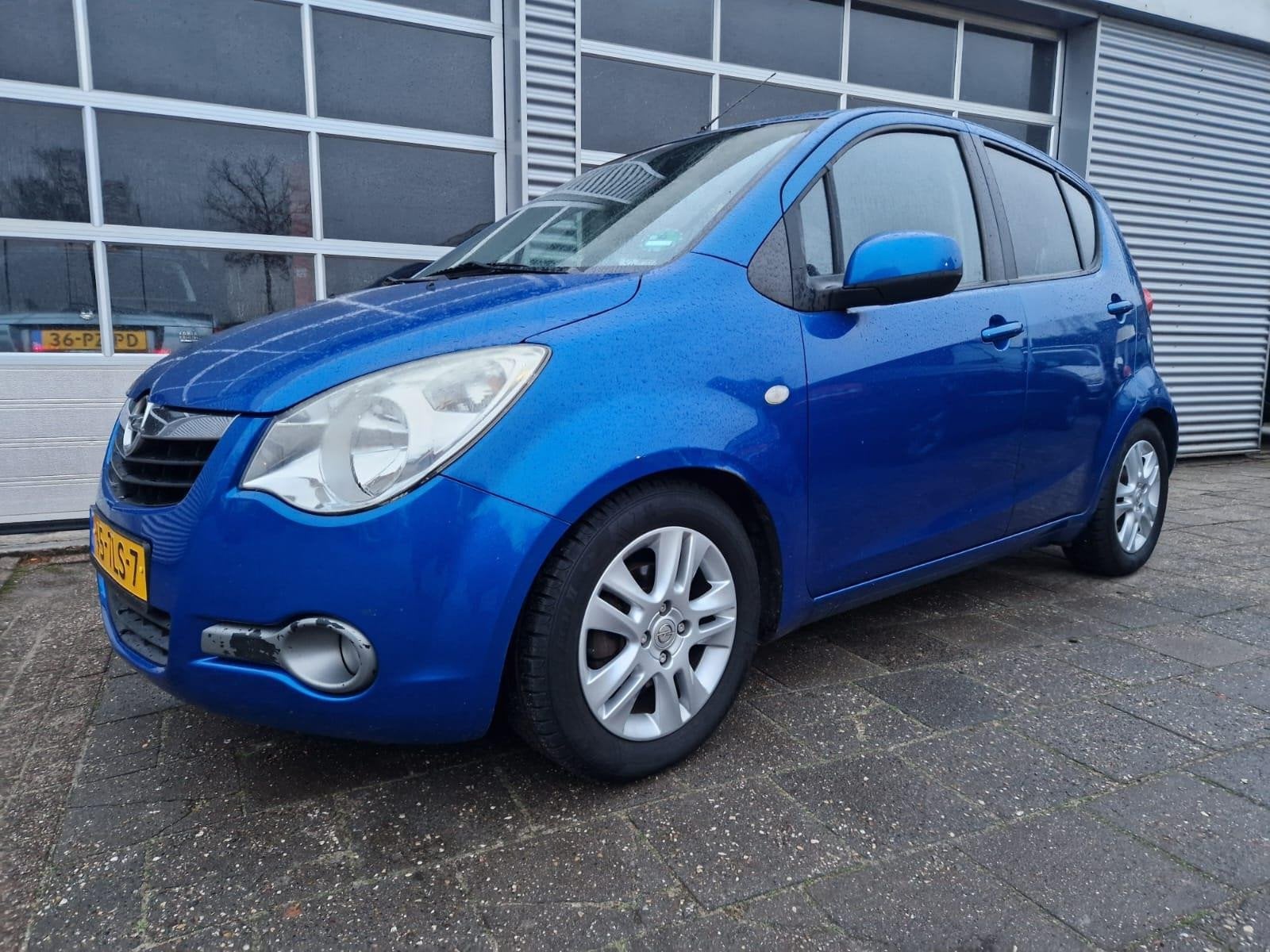 Opel Agila 1.0 Edition, Euro 5, Stof, Gebruikt, Blauw