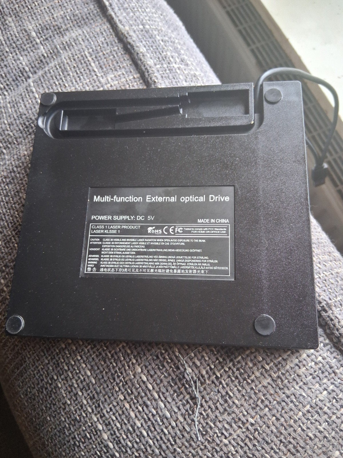 Multifunctionele Externe Optische Drive, Computers en Software, Ophalen, Dvd, MacOS, Zo goed als nieuw