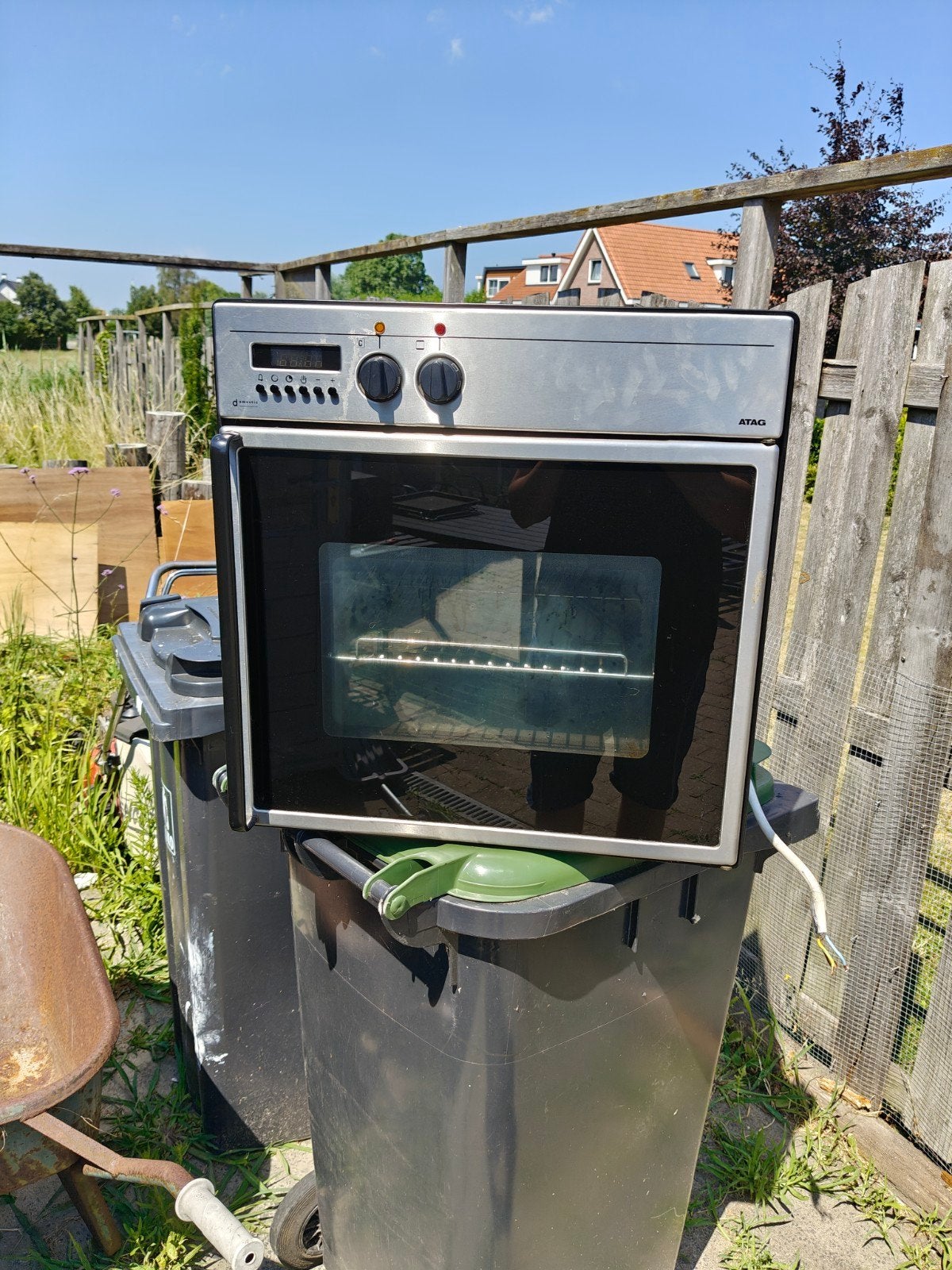 Atag Inbouw Oven  gratis, 45 tot 50 cm, Oven, Ophalen of Verzenden, Zo goed als nieuw