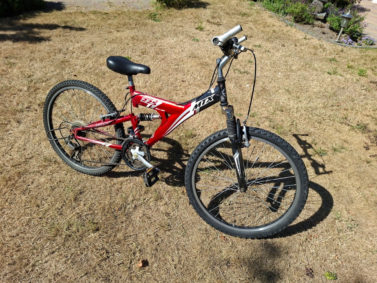 Giant MTX 225 Mountainbike 24 inch - Rood/Zwart, 49 tot 53 cm, Ophalen, Gebruikt, Giant