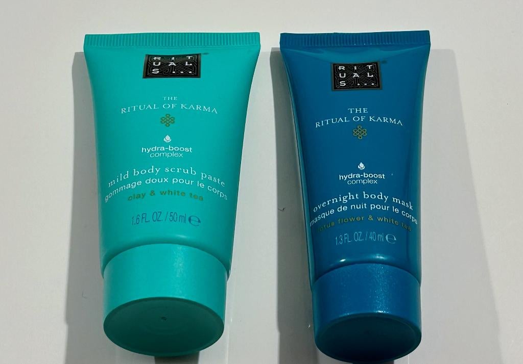 Rituals of Karma bodyscrub & bodymasker, Ophalen of Verzenden, Nieuw, Bad & Douche