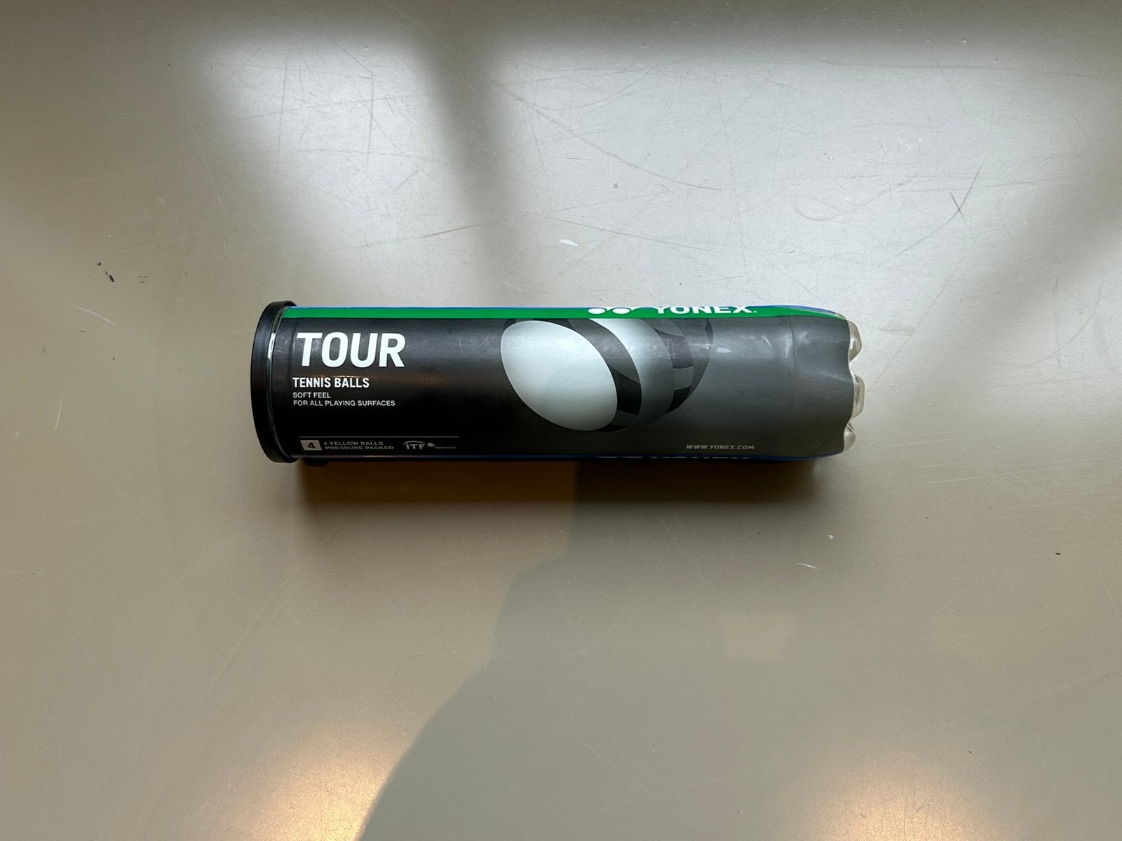 Tennisballen Yonex tour bus met 4 ballen, Overige merken, Gebruikt, Ballen, L00