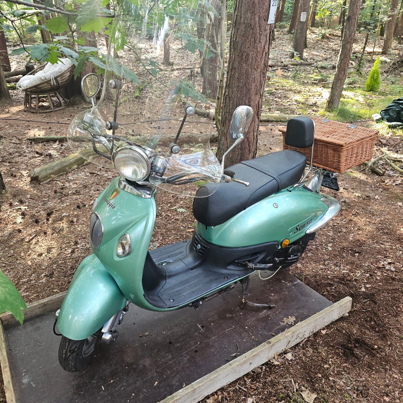Sensa viraggio scooter te koop met nieuwe helm, Ophalen of Verzenden, Benzine, Overige merken