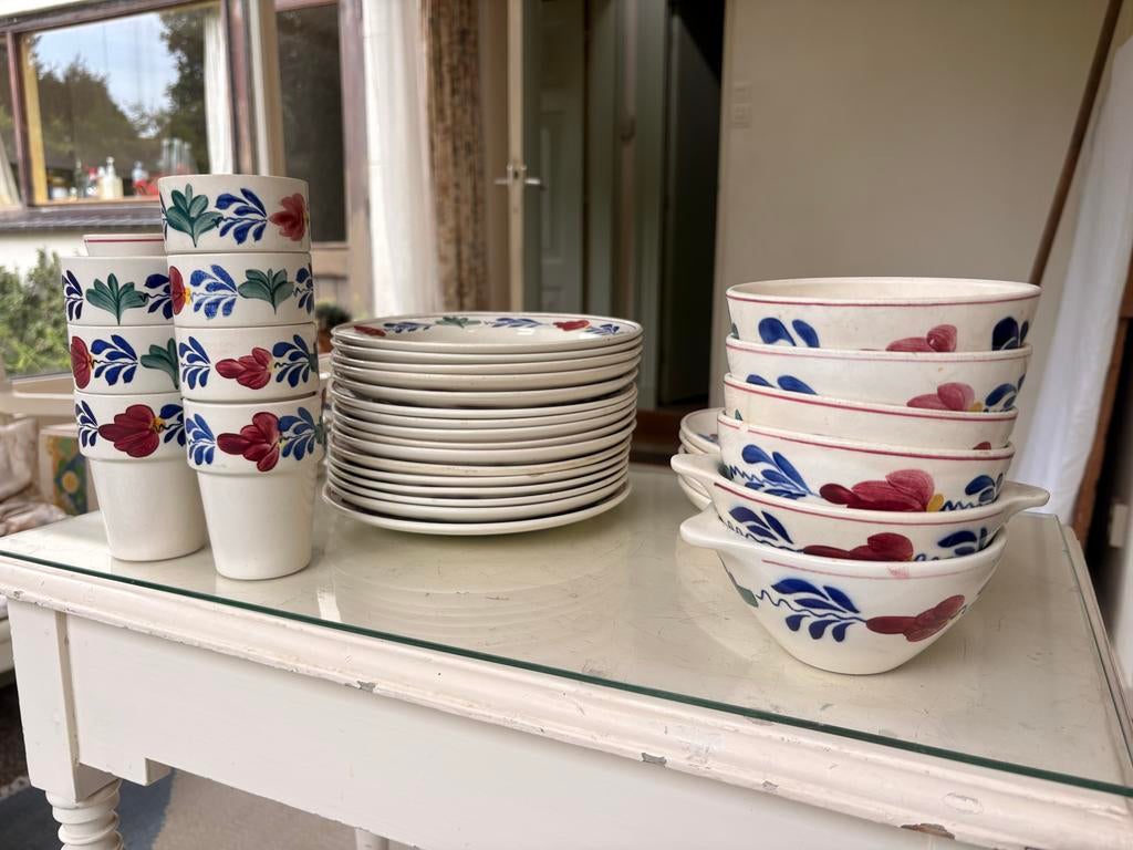 Uitgebreid Boerenbond servies - Vintage en compleet, Ophalen