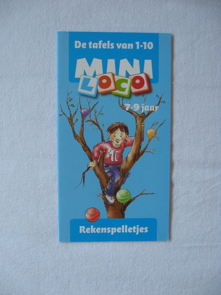 Mini Loco boekje - De tafels van 1-10 (Rekenspelletjes), Ophalen of Verzenden, Nieuw, Rekenen