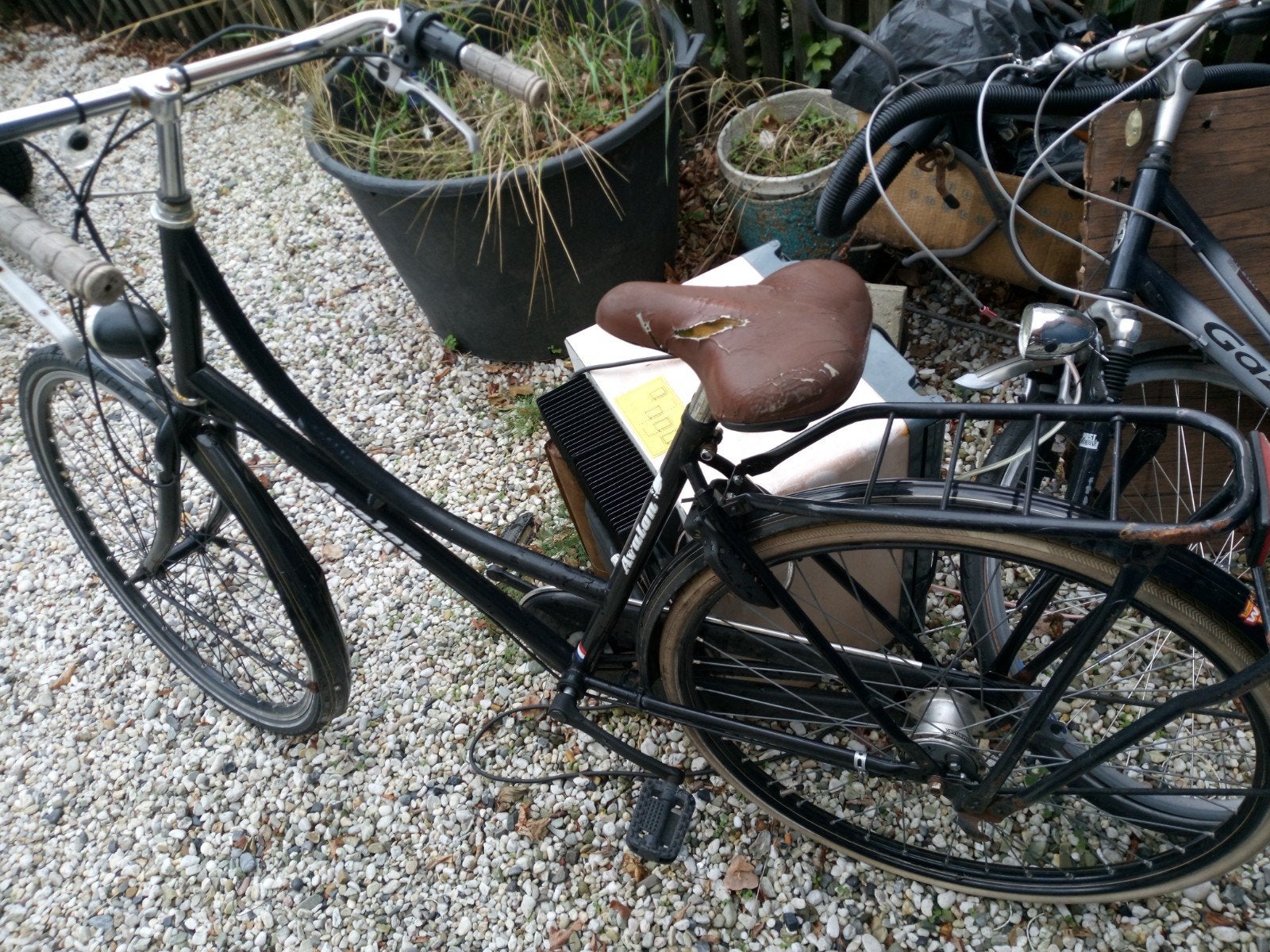 Opknapper fiets - Zwarte damesfiets, Versnellingen, Trommelrem, Ophalen, Overige merken