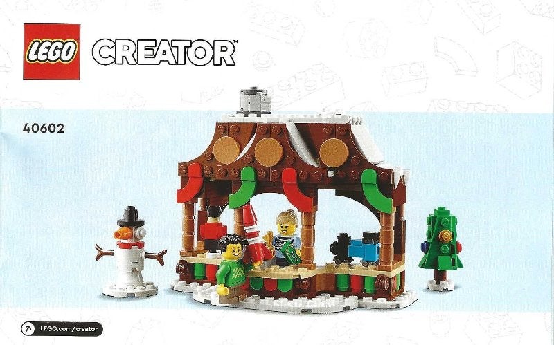 Lego | Winter | Kerst |Winterse marktkraam | 40602, Lego, Overige thema's, Nieuw, https://legohouse.com/en-gb/info/contact-us/