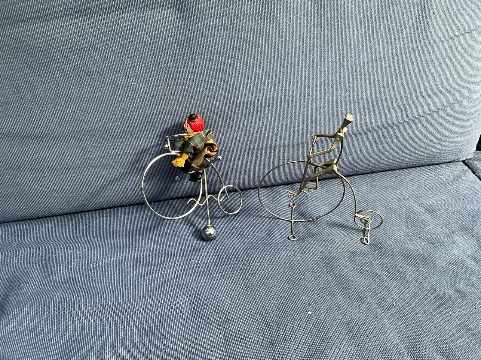 Decoratieve fietsbeeldjes - set van 2, Ophalen of Verzenden