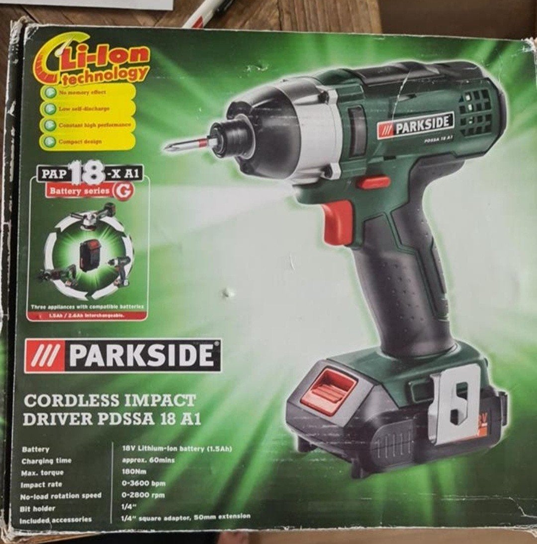 Nieuw Parkside Accu Slagmoersleutel PDSSA 18 A1, Variabele snelheid, Overige typen, Nieuw, Ophalen of Verzenden
