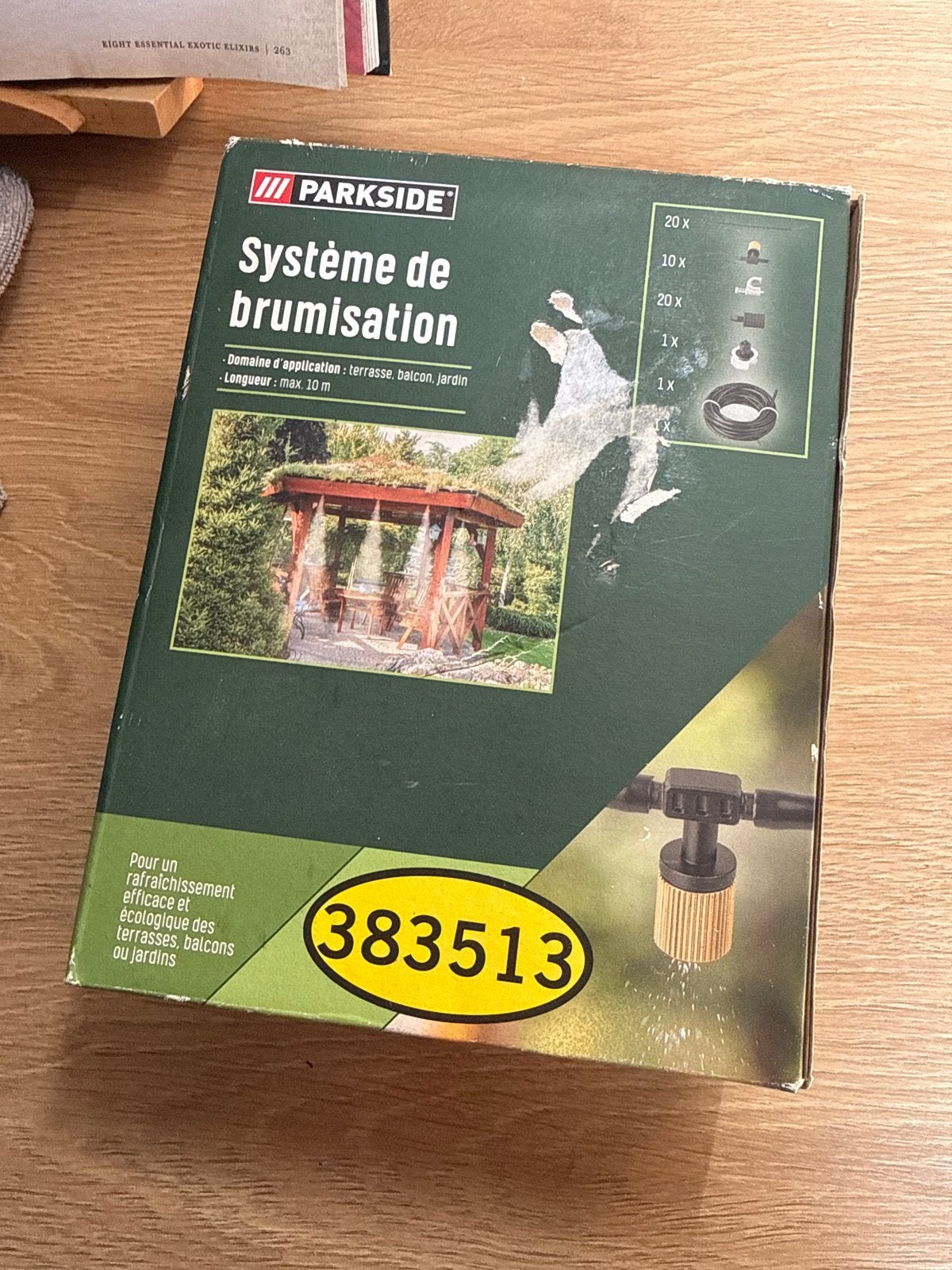 Parkside Waternevel-koelsysteem - Max. 10m, Ophalen, Nieuw, Nevelsproeier