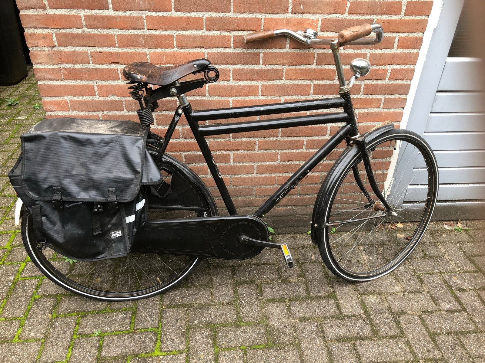 Vintage Herenfiets met dubbele stang - Opknapper, Ophalen, Gebruikt, Overige merken
