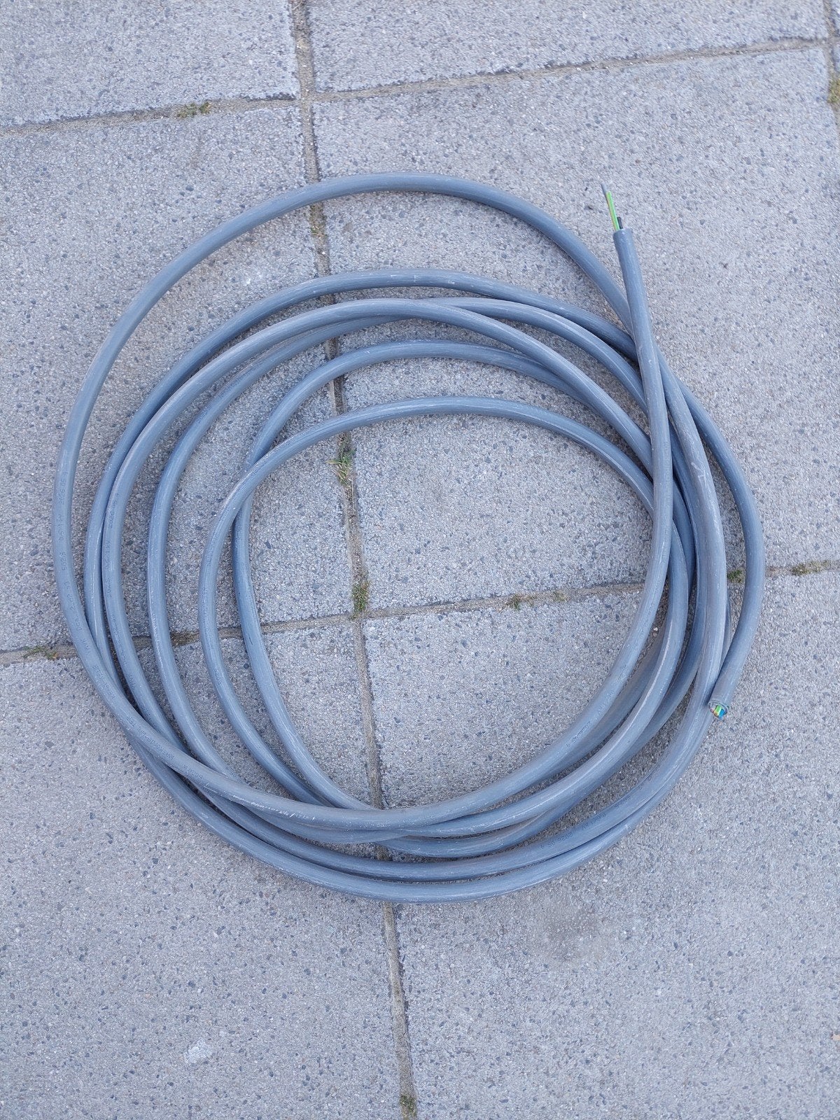YMVK buitenkabel 5x 2,5 mm2 - 8m nieuw, Ophalen