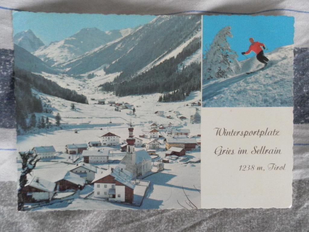 2 kaarten: Pension schone aussicht + verzamelkrt griess, Ophalen of Verzenden, 1980 tot heden, Gelopen, Oostenrijk