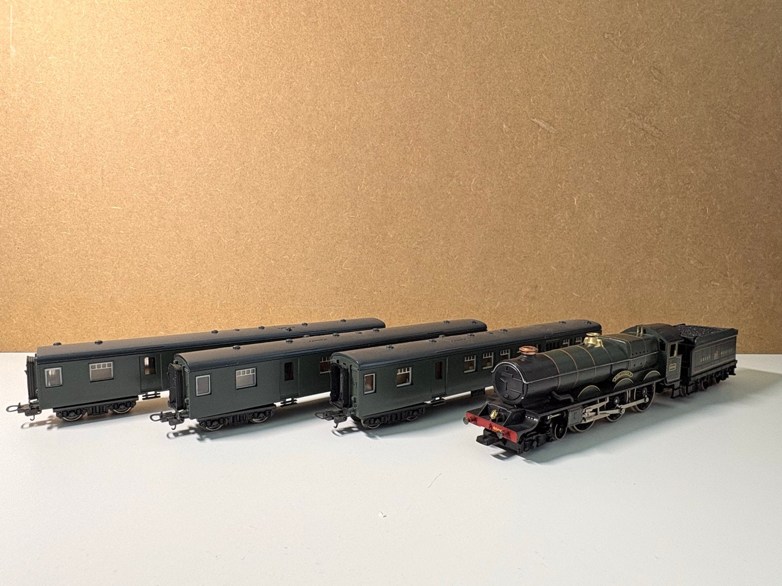 Lima HO Treinset: Locomotief 5103 & 3 Rijtuigen 9303 (Origin, Ophalen, Gebruikt, Treinset, Lima