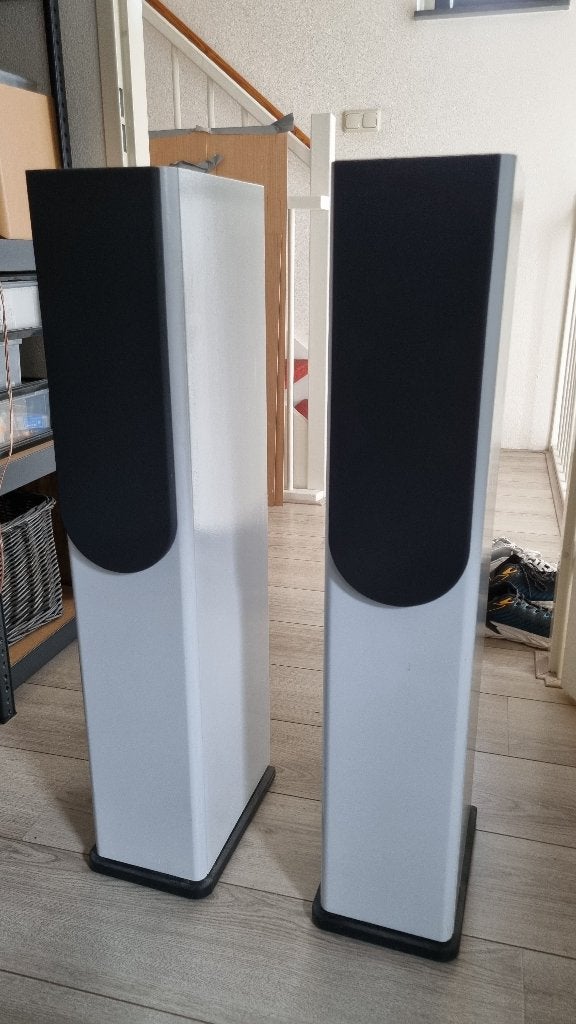 Visonik Evolution 6 luidsprekers  (wit geschilderd), Audio, Tv en Foto, Vloerstaande luidspreker, Gebruikt, Ophalen, 150 watt of meer