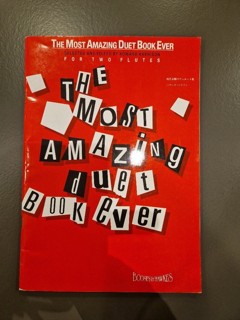 the most amazing duet book even  Flute, Ophalen of Verzenden, Nieuw, Les of Cursus, Klassiek