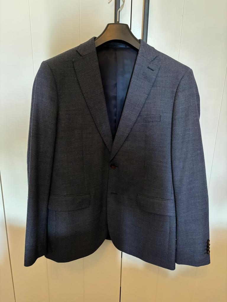 Pak maat 50 (WE Fashion), Kleding | Heren, Kostuums en Colberts, Ophalen of Verzenden, Gedragen, Maat 48/50 (M), Blauw