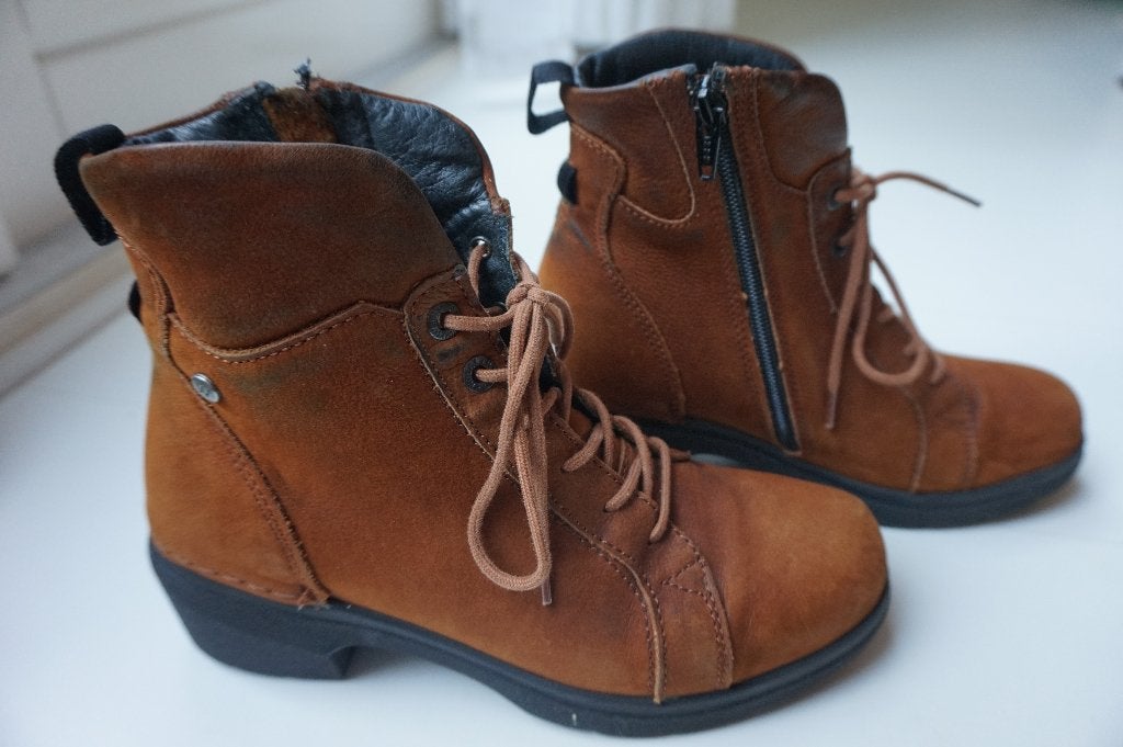 Wolky laarsjes bruin nubuck leer maat 37 - met veter en rits, Kleding | Dames, Schoenen, Wolky, Bruin, Lage of Enkellaarzen, Ophalen of Verzenden
