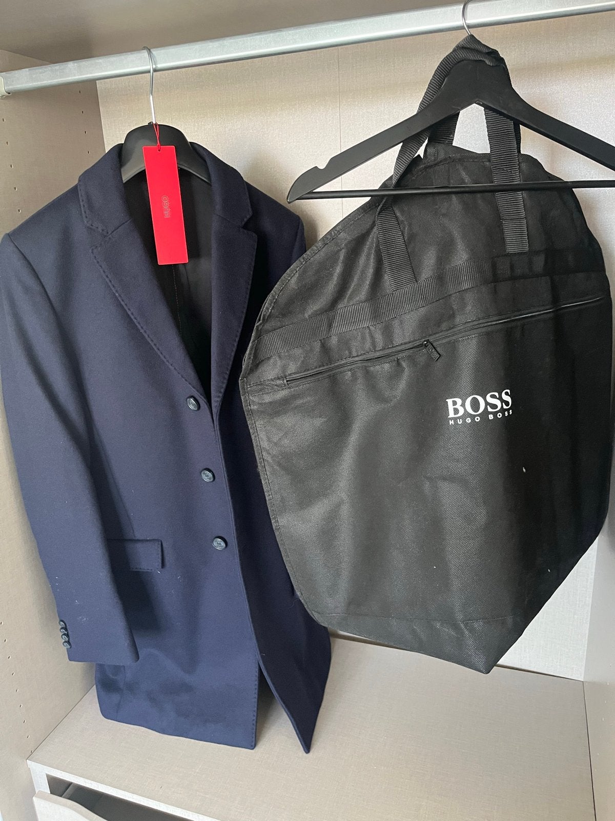 Hugo Boss herenjas - Nieuw met label, Ophalen, Nieuw, Maat 46 (S) of kleiner, Blauw